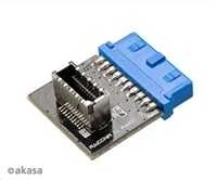 Akasa USB 3.0 to USB 3.1 20-pin Adapteris