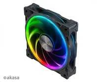 Akasa SOHO AR Addressable-RGB korpuso ventiliatorius, juodos spalvos – 120mm