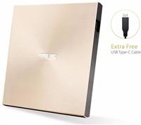 Išorinis DVD įrašymo įrenginys Asus ZenDrive U9M USB/USB-C, Auksinės spalvos