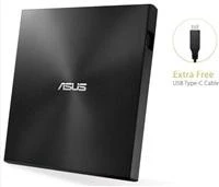 Išorinis DVD įrašymo įrenginys Asus ZenDrive U9M USB/USB-C, Juodas