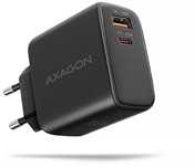AXAGON GaN sieninis įkroviklis 2x prievadas (USB-A + USB-C), PD3.0/PPS/QC4+/SFC2.0/AFC/SCP/FCP/Apple, 45W | ACU-PQ45