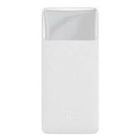 LiPo išorinis akumuliatorius (Powerbank) 10000mAh 15W 5V 3A 2xUSB + USB C Bipow baltas BASEUS