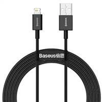 Baseus Superior serijos USB - Lightning kabelis 2.4A 1m - Juodas