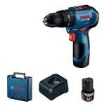 Bosch smūginis suktuvas - gręžtuvas GSB 12V-30 12V 2x2Ah