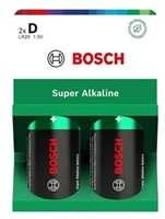 Nezatříděno GP Baterija BOSCH 2SZT D SUPER ALKALINE LR20SA2B/00