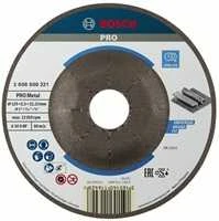 Bosch Pjov.diskas, lenktas metalui, 125x22,2x2,5mm