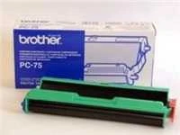 Brother PC-75 fakso reikmuo 144 puslapiai Juoda Fakso kasetė + juosta 1 vnt