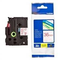 Brother | TZe-262 Laminated Tape | Raudona on Baltas | TZe | 8 m | 3.6 cm