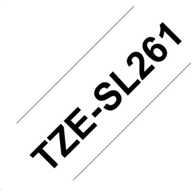 BROTHER TZESL261 36 MM Juodas ON Baltas SELF LAMINATE