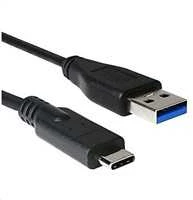 Kabelis USB C-Tech USB-A - USB-C 1 m Juodas (CB-USB2C-10B)