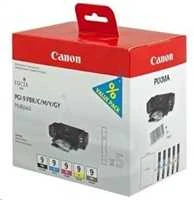 Canon PGI-9 PBK/C/M/Y/GY Originalus Žydras, Pilka, Rausvai raudona, Foto juoda, Geltona 5 vnt