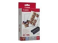 Canon KC-18IL Spalvotas Rašalas + Popieriaus rinkinys Mini lipdukai - 18 lapų