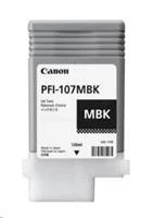 Rašalinė Canon PFI107MBK matte juodas | 130ml | iPF68X, 78X