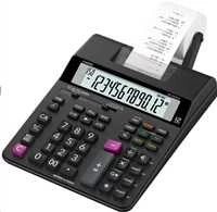 "Casio" HR 200RCE W EC spausdinimo stalinis skaičiuotuvas, juodas