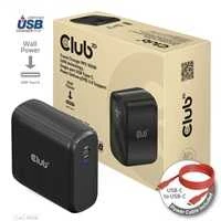 Įkroviklis Club 3D CAC-1908EU travel GaN 1x USB-C 100W