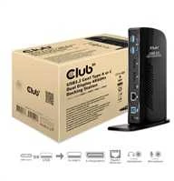 „Club 3D SenseVision“ dvigubo ekrano 4K USB 3.0 stotis / replikatorius (CSV-1460)