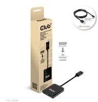 Club 3D Club3D šakotuvas MST (Multi Stream Transport) DisplayPort 1.4 ir 2xHDMI Dual Monitorius 4K60Hz (M/F)