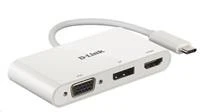 D-Link DUB-V310 knyginių kompiuterių dokas / jungčių replikatorius Vielinis USB 3.2 Gen 1 (3.1 Gen 1) Type-C Balta