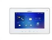 Dahua IP domofono monitorius su WIFI, 7 col. 1024x600,Micro SD kortelės prievadas,PoE(802.3af) baltas, SIP
