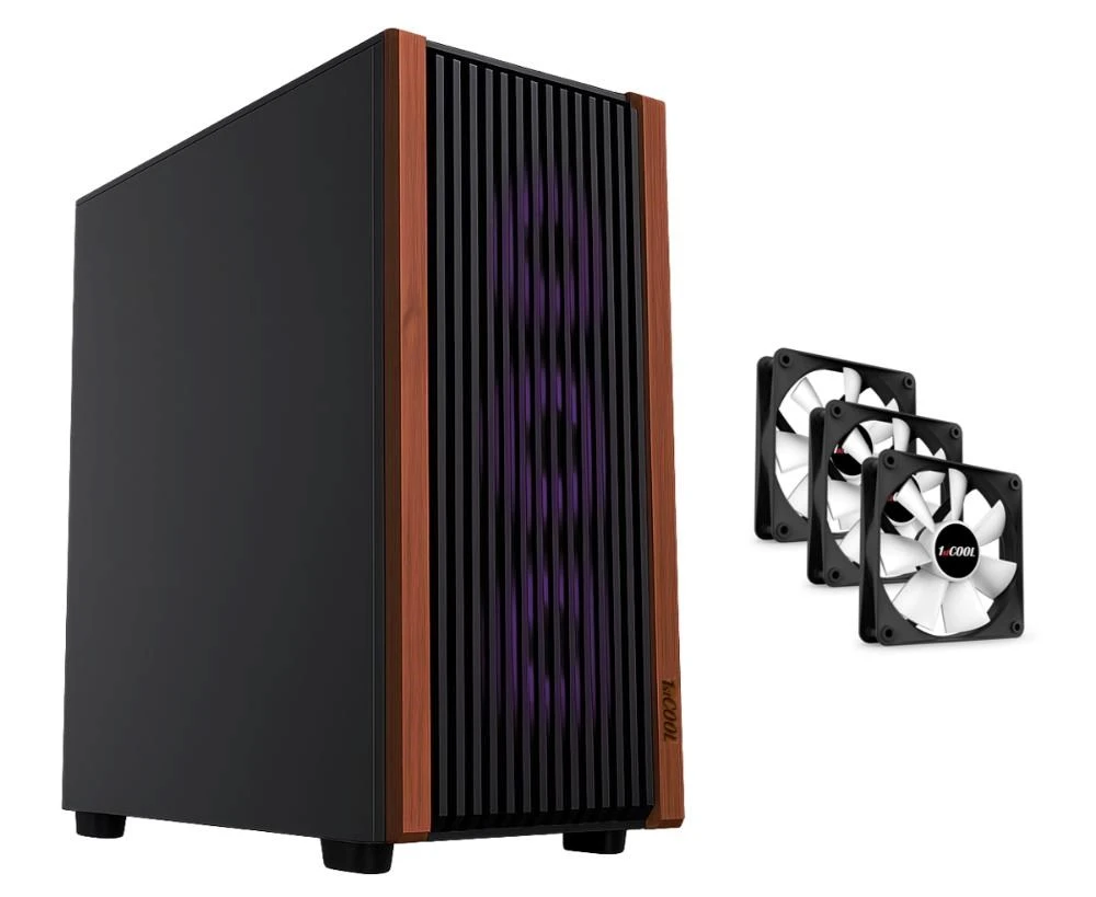 1St Cool „1stCOOL G6 Noble“ korpusas, vidutinio dydžio bokštas, ATX, AU, 3x 120 mm ventiliatoriai, juodas aprašymas - Prekės nuotrauka 1St Cool „1stCOOL G6 Noble“ korpusas, vidutinio dydžio bokštas, ATX, AU, 3x 120 mm ventiliatoriai, juodas aprašymas - Prekės nuotrauka