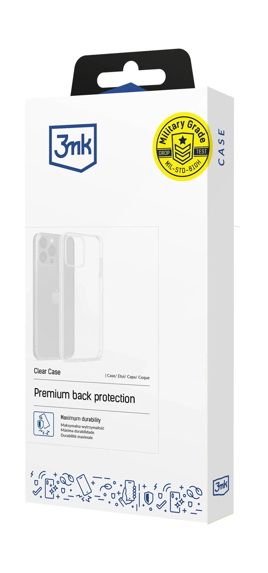 Dėklas 3Mk Protection Redmi Note 15 5g - 3mk Clear Case aprašymas - Prekės nuotrauka