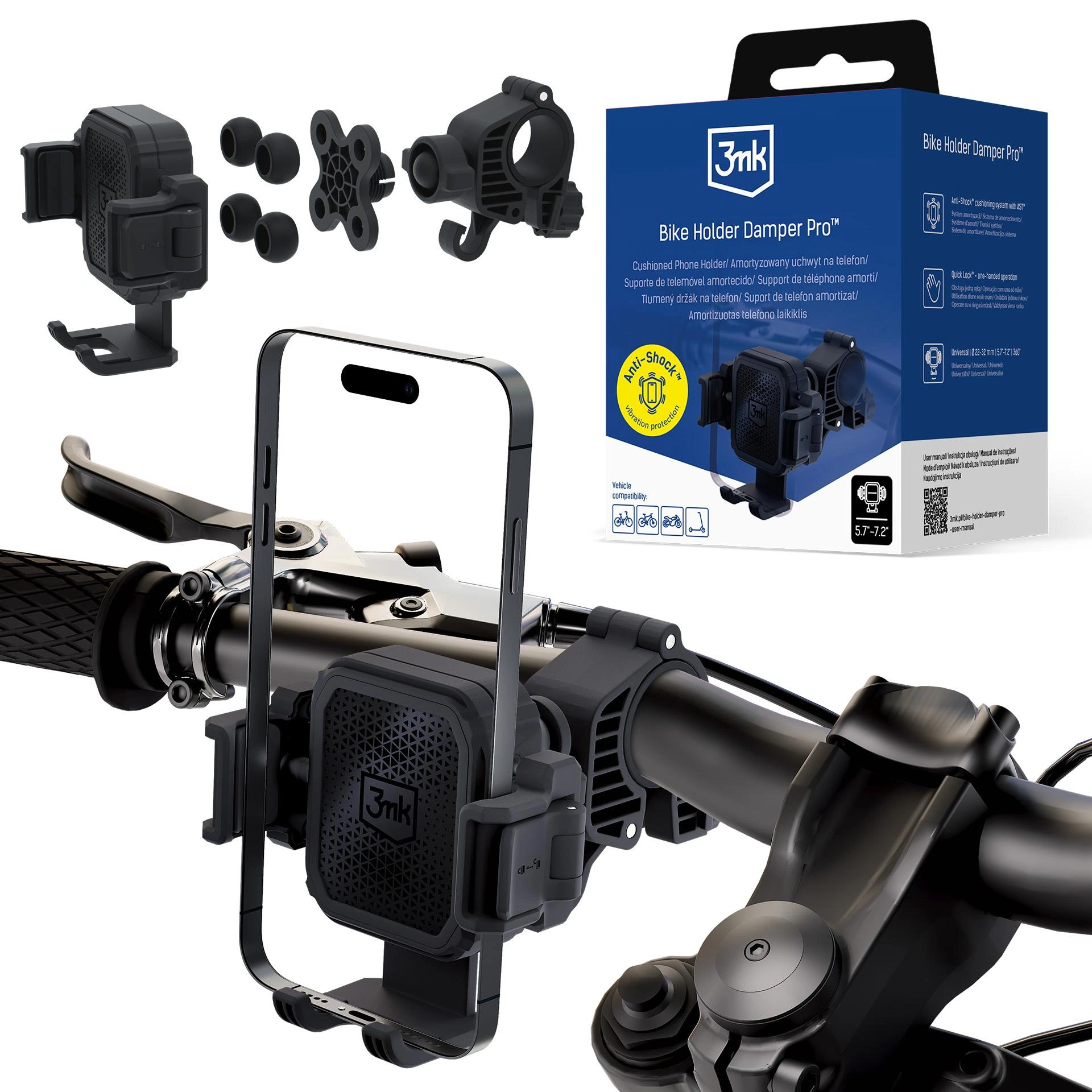 3mk Bike Holder Damper Pro aprašymas - Prekės nuotrauka 3mk Bike Holder Damper Pro aprašymas - Prekės nuotrauka