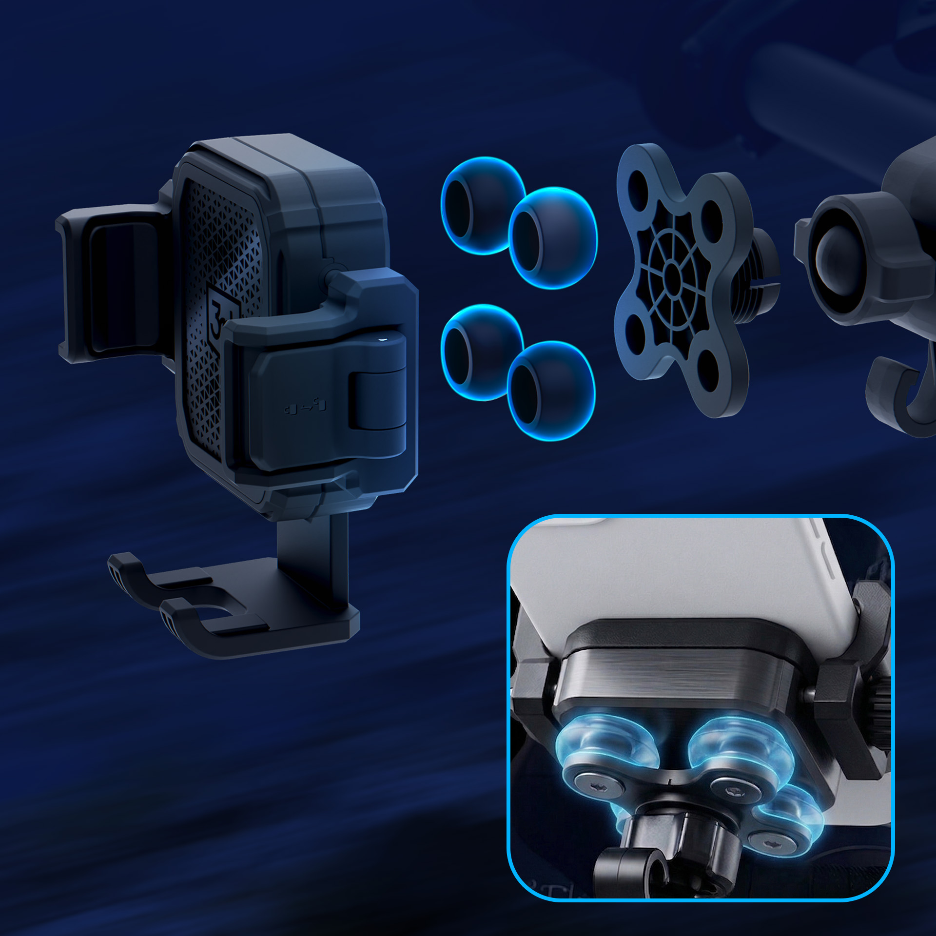 3mk Bike Holder Damper Pro aprašymas - Prekės nuotrauka 3mk Bike Holder Damper Pro aprašymas - Prekės nuotrauka