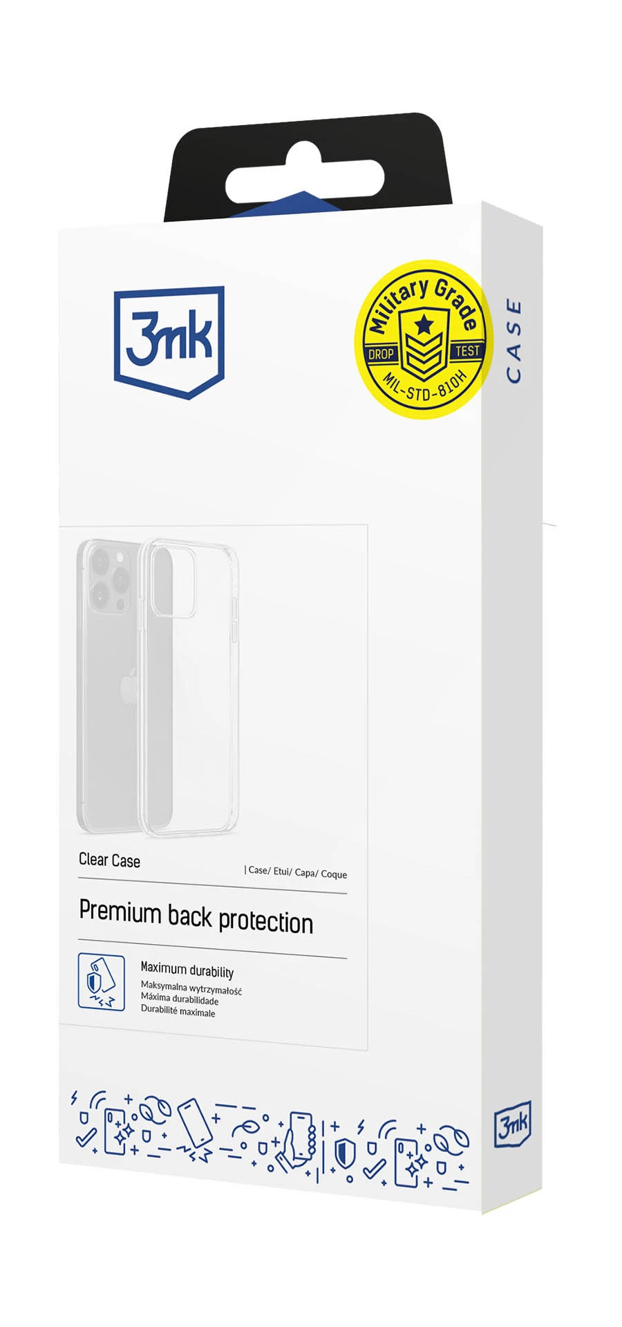 Skaidrus „Dėklas 3MK“ dėklas, skirtas „Samsung Galaxy S26 FE“. aprašymas - Prekės nuotrauka