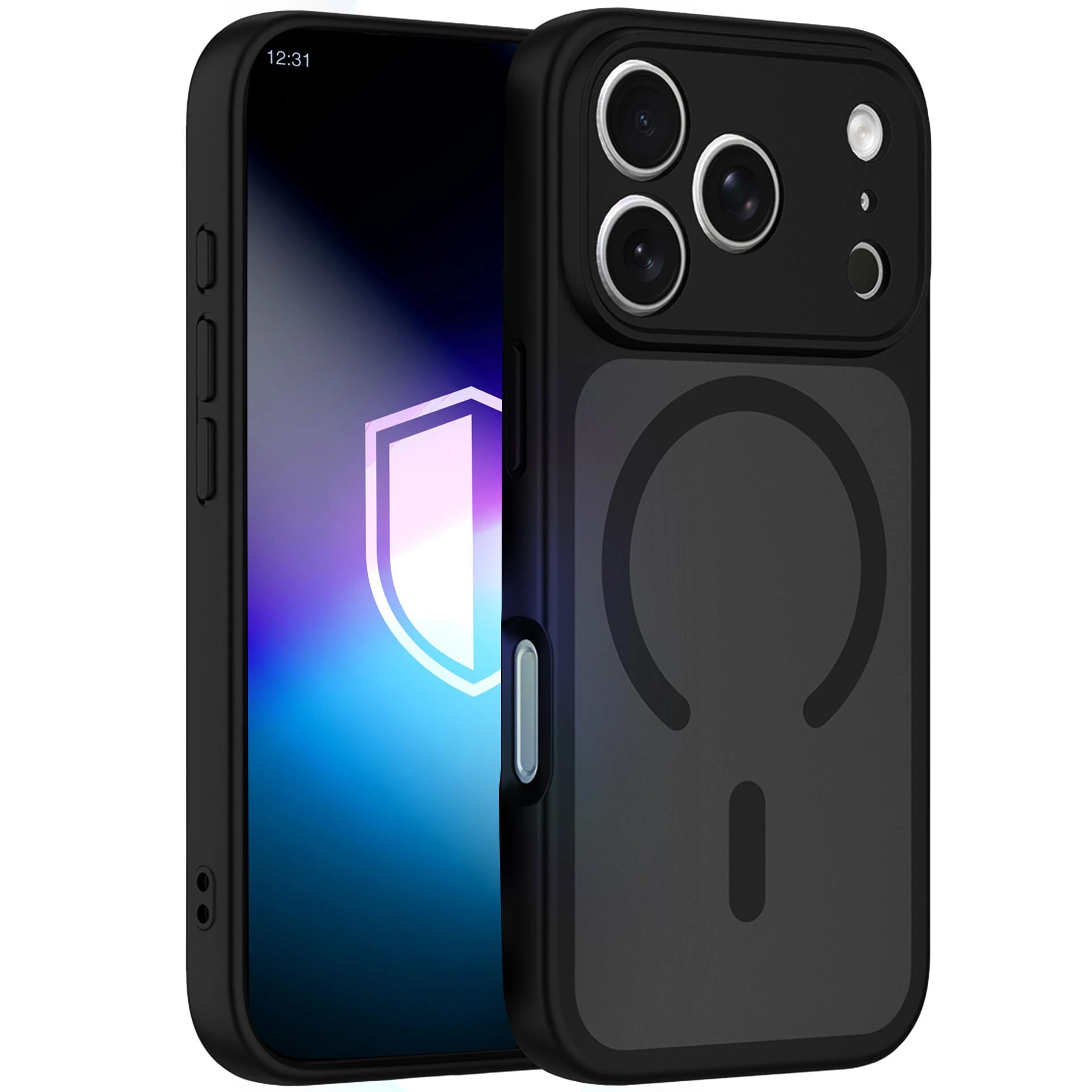 Dėklas 3MK Misty MagCase do Apple iPhone 17 Pro juoda aprašymas - Prekės nuotrauka