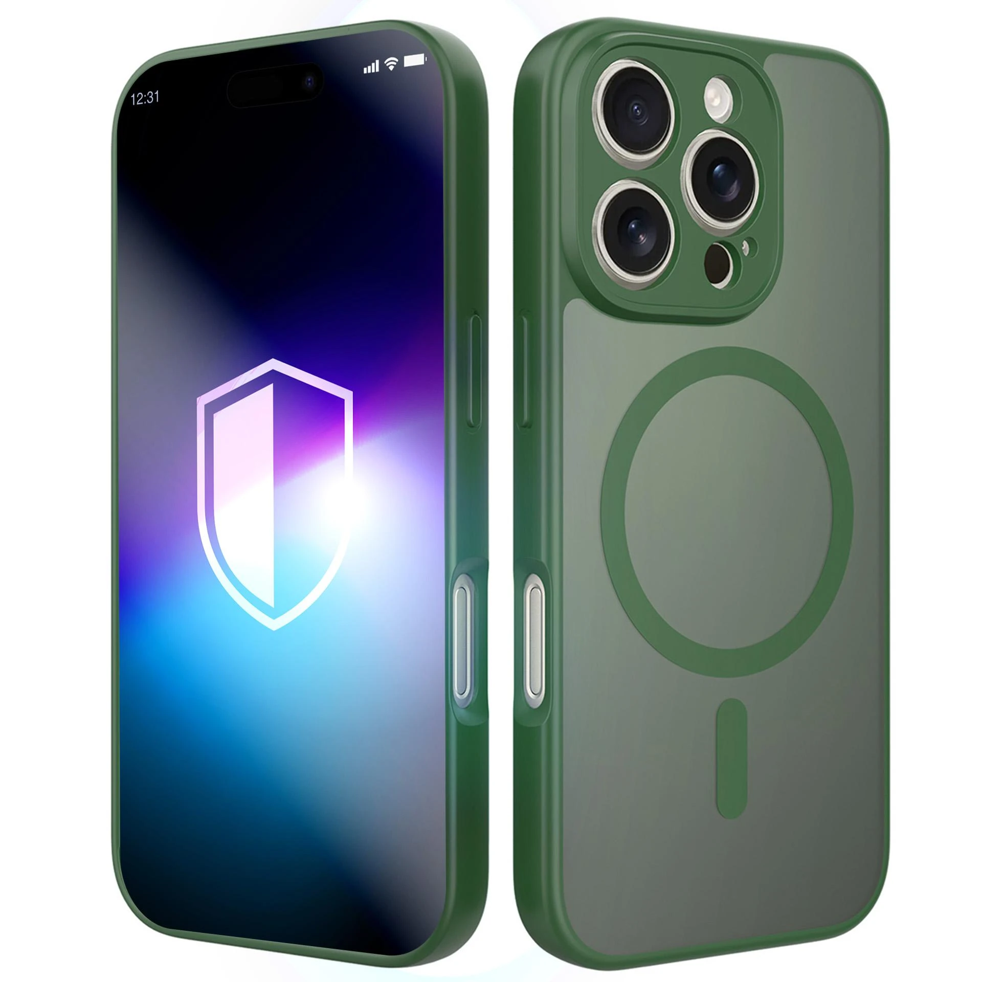 Dėklas 3MK Misty MagCase do Apple iPhone 16 Pro Max žalia aprašymas - Prekės nuotrauka