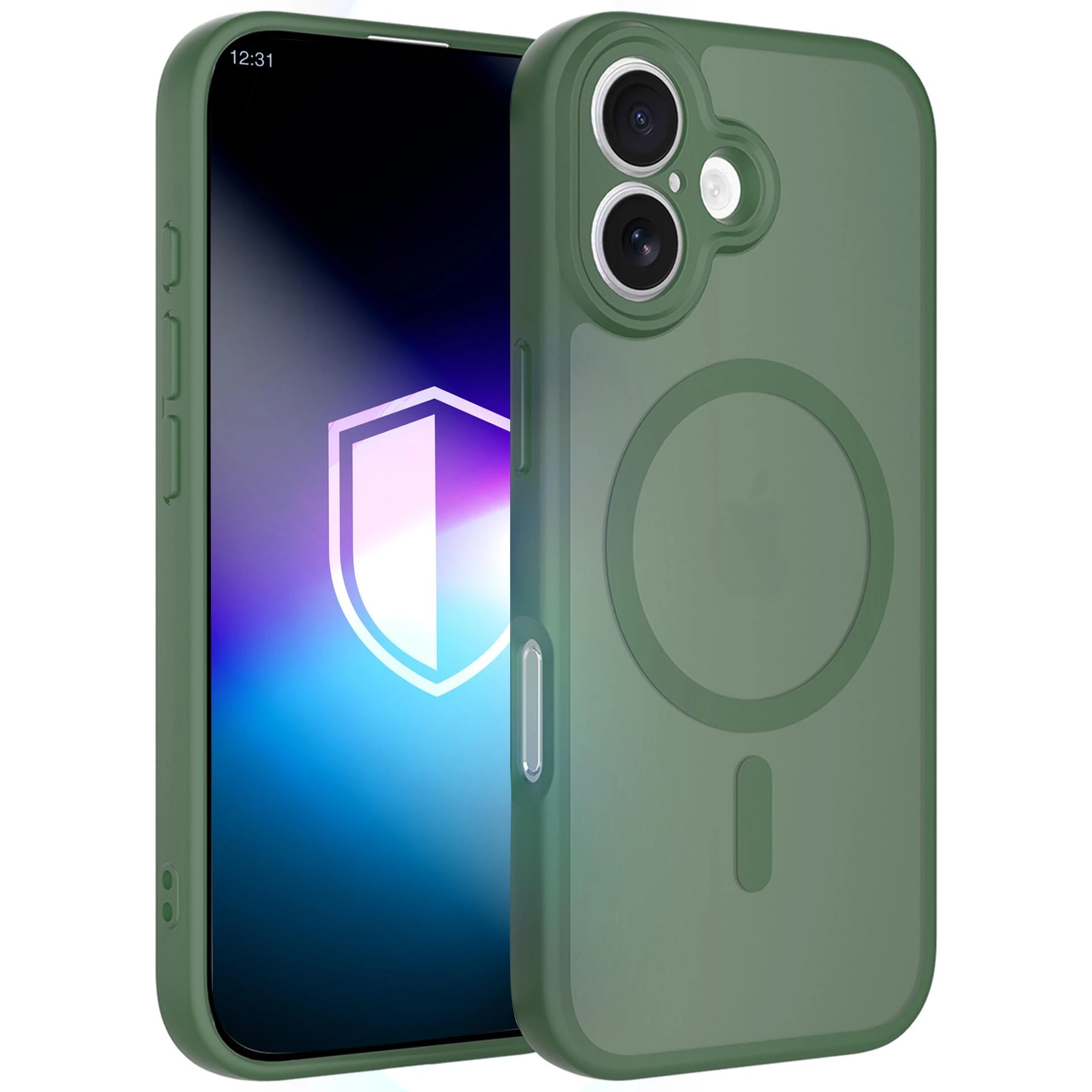 Dėklas 3MK Misty MagCase do Apple iPhone 17 žalia aprašymas - Prekės nuotrauka