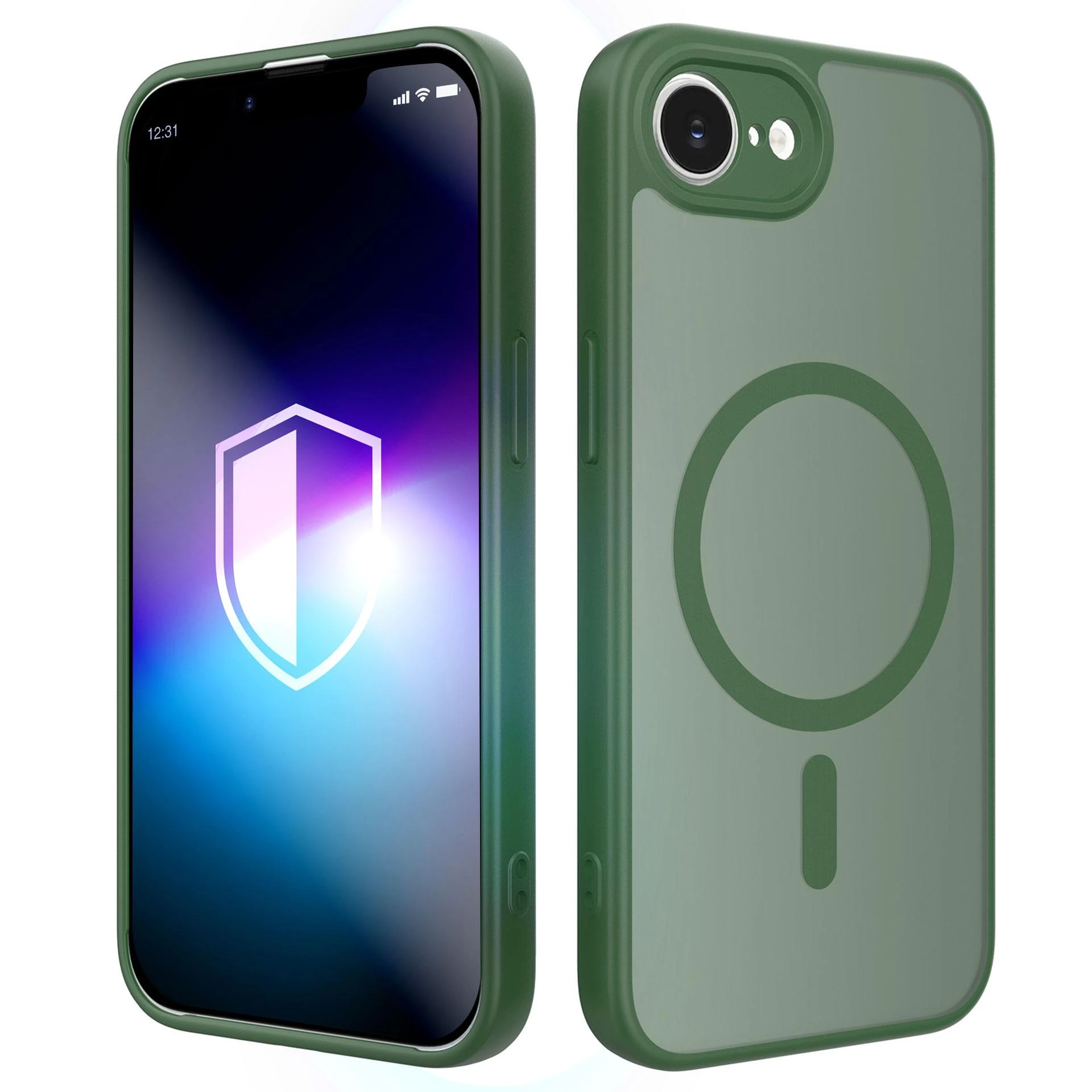 Dėklas 3MK Misty MagCase do Apple iPhone 16e / 17e žalia aprašymas - Prekės nuotrauka