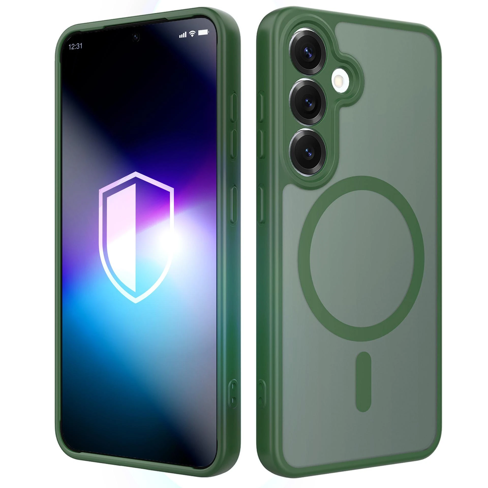 Dėklas 3MK Misty MagCase do Samsung Galaxy S25 žalia aprašymas - Prekės nuotrauka