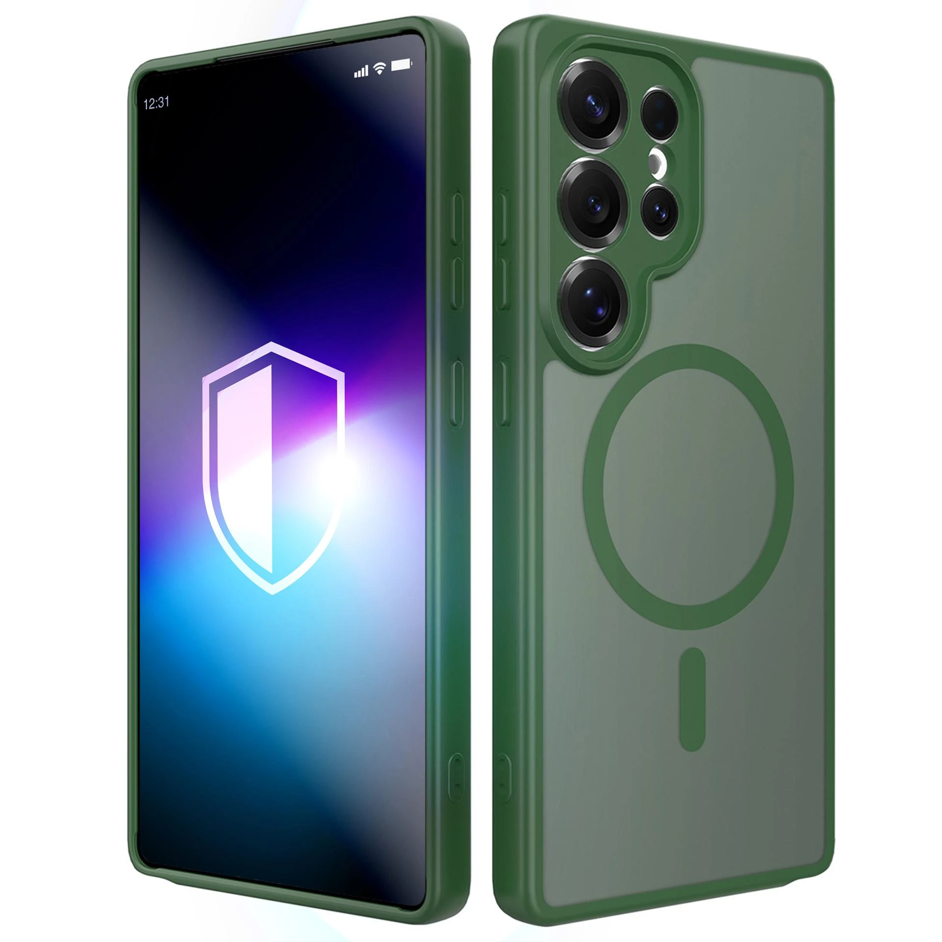 Dėklas 3MK Misty MagCase do Samsung Galaxy S25 Ultra žalia aprašymas - Prekės nuotrauka