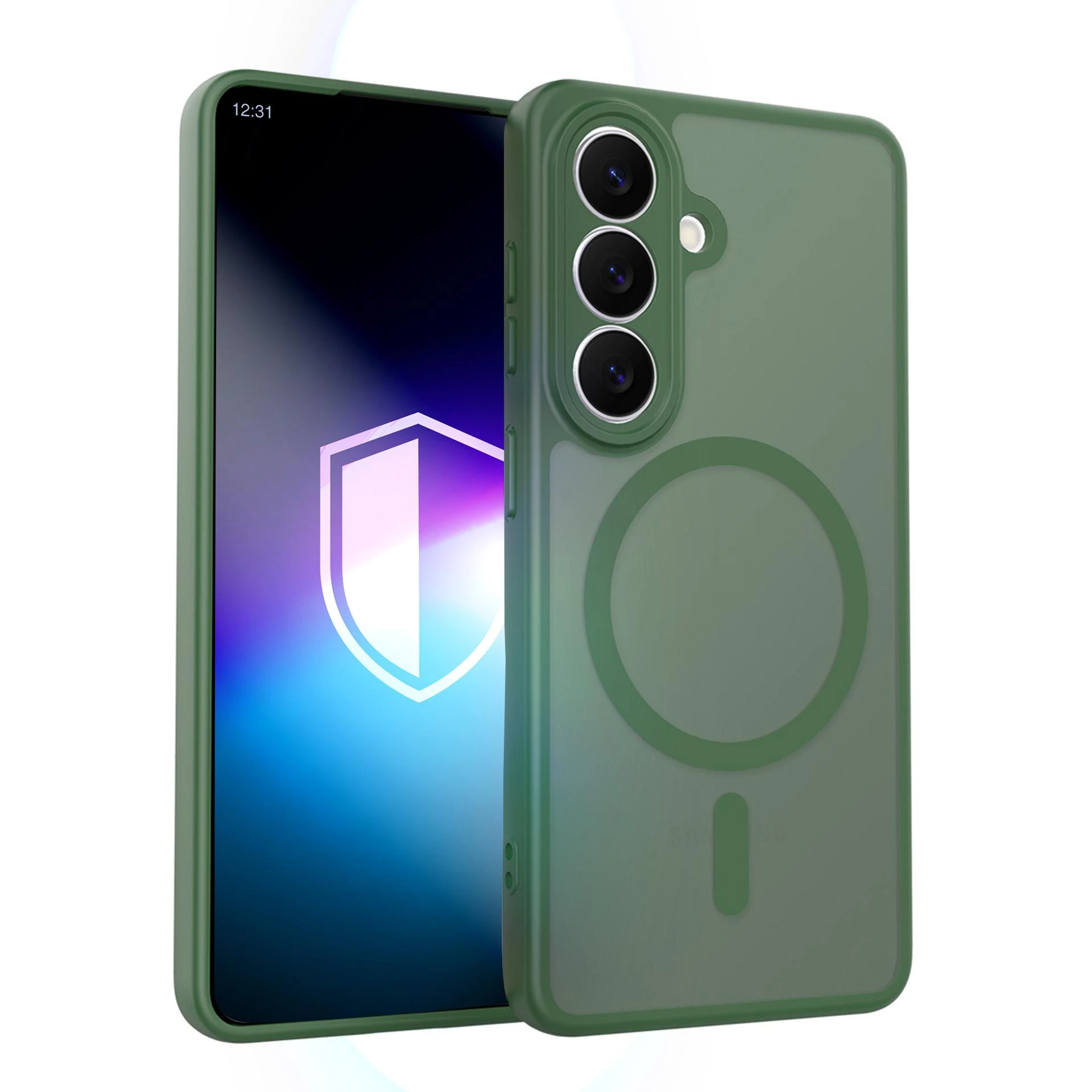 Dėklas 3MK Misty MagCase do Samsung Galaxy S26+ žalia aprašymas - Prekės nuotrauka