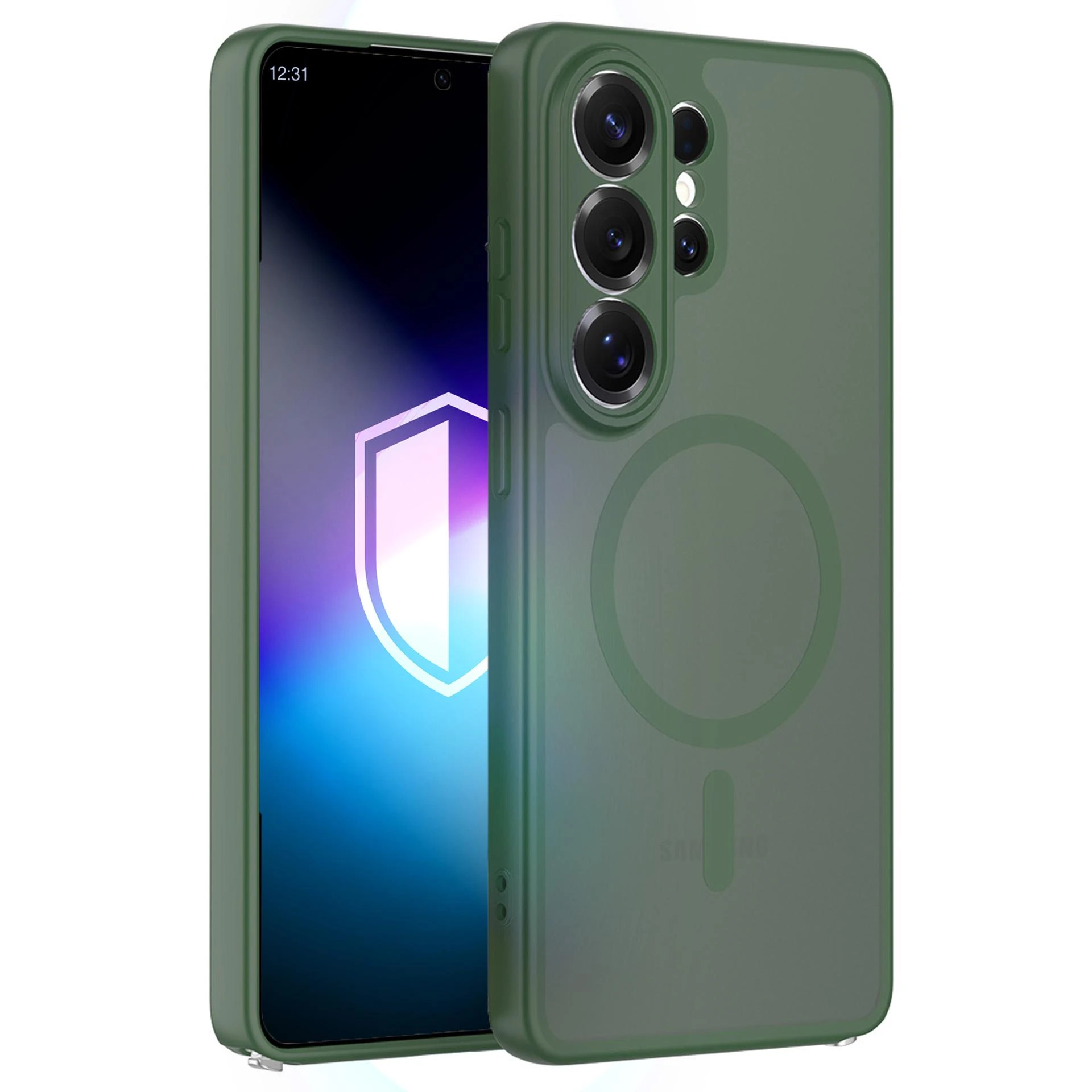 Dėklas 3MK Misty MagCase do Samsung Galaxy S26 Ultra žalia aprašymas - Prekės nuotrauka