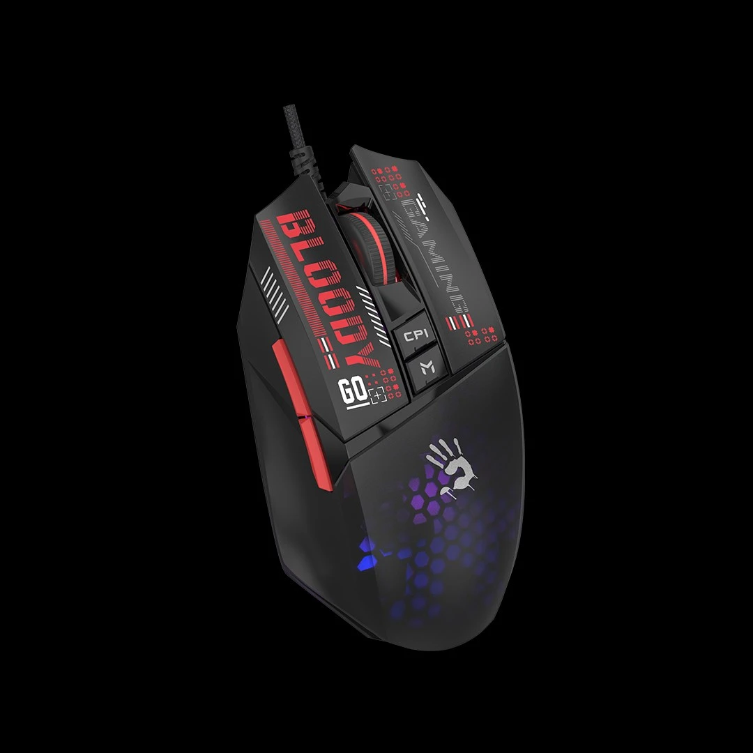 Pelė A4Tech BLOODY W60 Max Mini su pašvietimu pelė žaidimams 12000 DPI juoda USB aprašymas - Prekės nuotrauka Pelė A4Tech BLOODY W60 Max Mini su pašvietimu pelė žaidimams 12000 DPI juoda USB aprašymas - Prekės nuotrauka