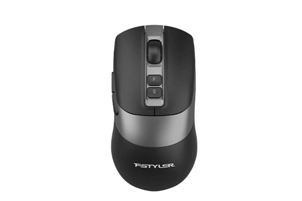 Pelė A4Tech FB50CS Plus FStyler, belaidė cicha biurowa pelė, BT+2,4GHz, juoda aprašymas - Prekės nuotrauka