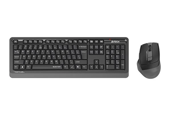 Klaviatūra A4tech FGS1035Q, belaidė biuro klaviatūros ir pelės rinkinys, pilka aprašymas - Prekės nuotrauka Klaviatūra A4tech FGS1035Q, belaidė biuro klaviatūros ir pelės rinkinys, pilka aprašymas - Prekės nuotrauka