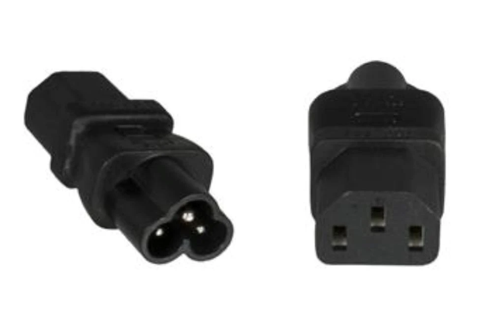 Premiumcord „Microconnect PE613AD C6 C13 Juodas“ maitinimo kištuko adapteris aprašymas - Prekės nuotrauka Premiumcord „Microconnect PE613AD C6 C13 Juodas“ maitinimo kištuko adapteris aprašymas - Prekės nuotrauka