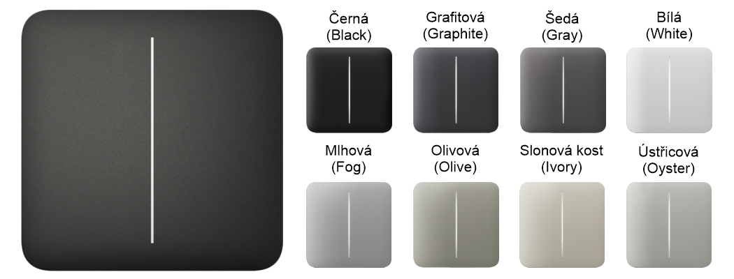 SMART HOME LIGHTCORE 2GANG/52137 AJAX aprašymas - Prekės nuotrauka