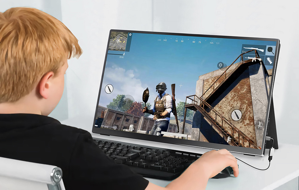 Ostatni Vyprodej Arzopa A1T Touch Portable Monitorius 15.6