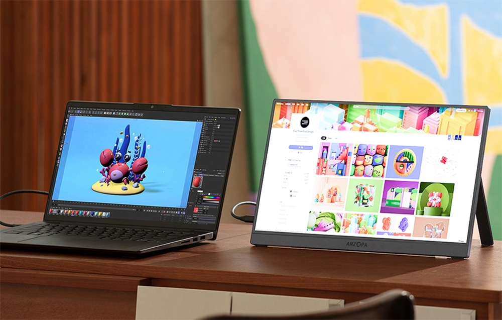 Monitorius Arzopa Z1FC Portable Monitorius 16.1
