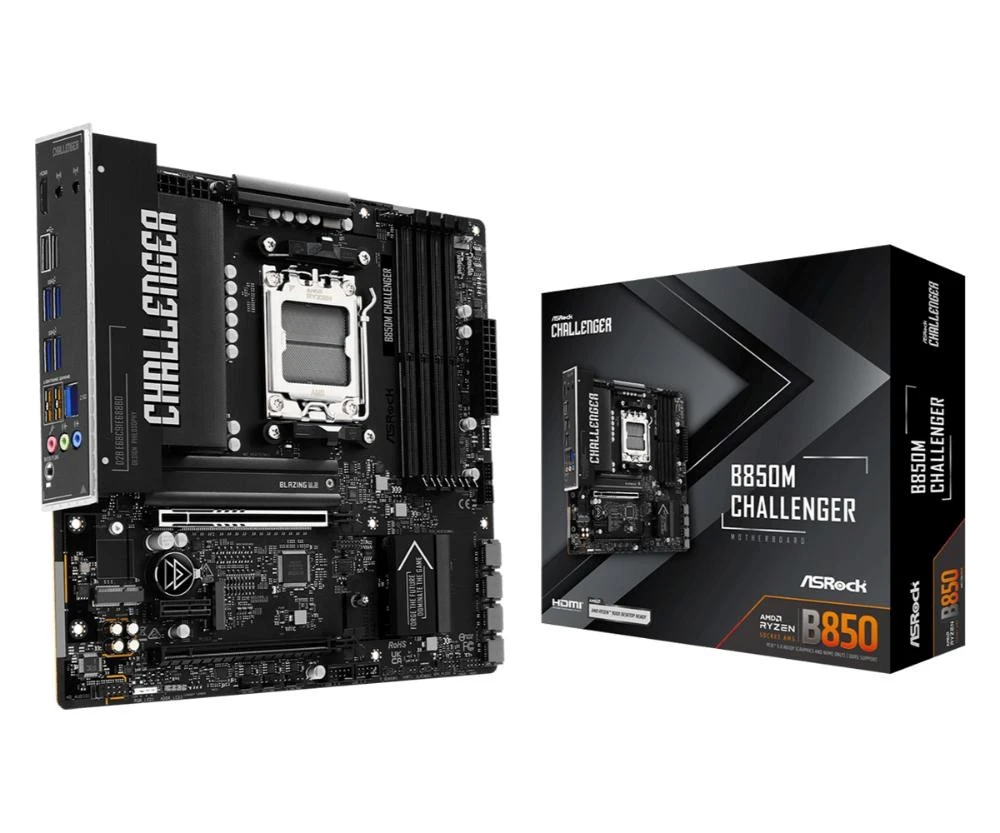 Pagrindinė plokštė ASRock B850M Challenger AM5 mATX HDMI/DP aprašymas - Prekės nuotrauka