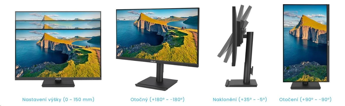 Monitorius ASUS VA27DQFS - 100Hz | Full HD | 27'' | IPS | 1ms aprašymas - Prekės nuotrauka
