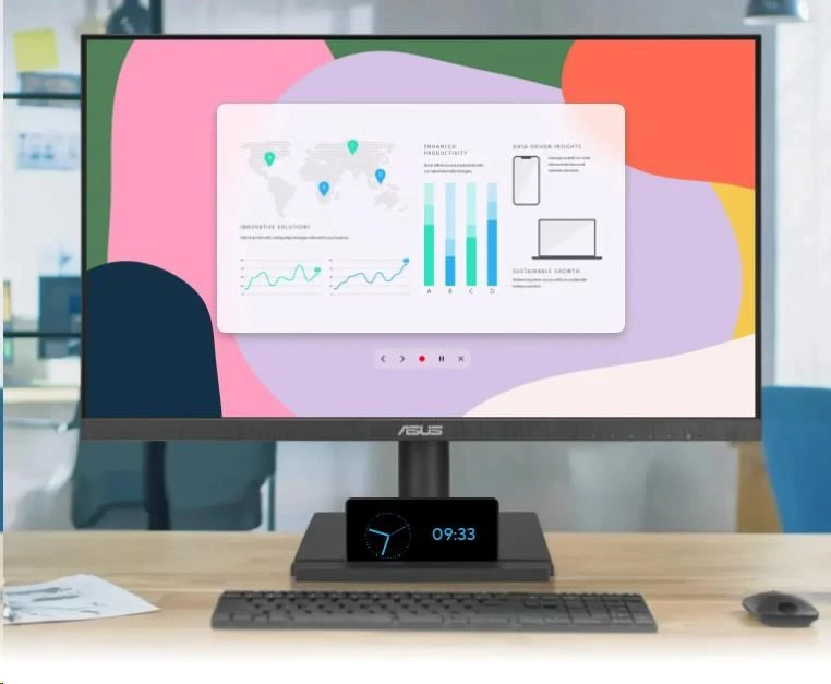 Monitorius ASUS VA27DQFS - 100Hz | Full HD | 27'' | IPS | 1ms aprašymas - Prekės nuotrauka
