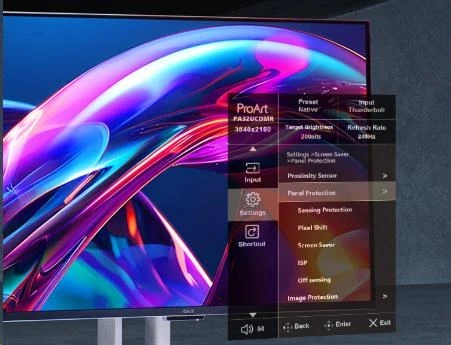 Monitorius ASUS ProArt Ekranas OLED PA32UCDMR-K - 240Hz | 4K | QD-OLED | 31.5