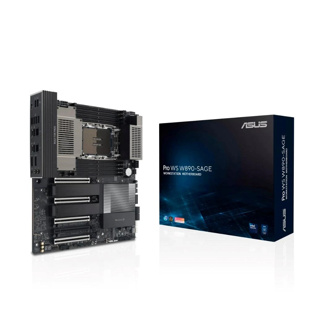 Pagrindinė plokštė ASUS PRO WS W890E-SAGE (INTEL,4710,DDR5,EBB) aprašymas - Prekės nuotrauka