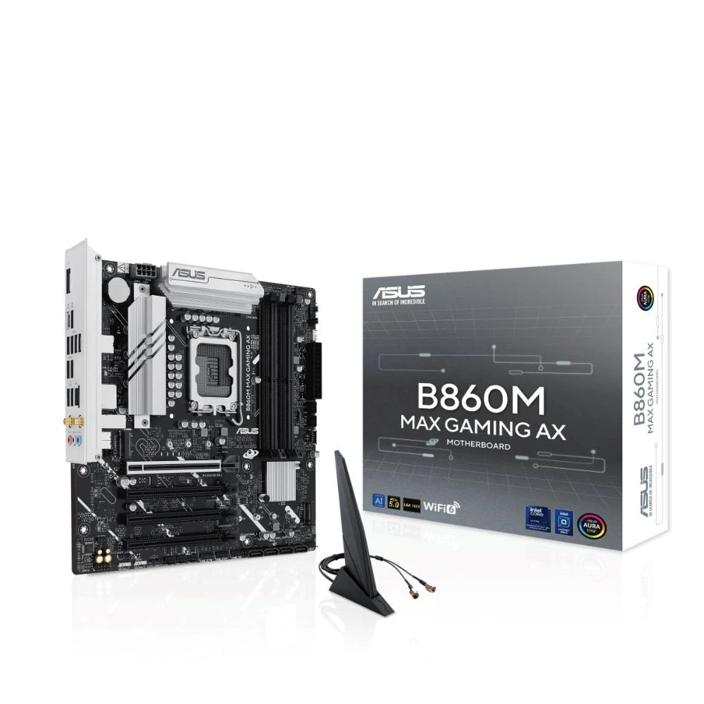 Pagrindinė plokštė ASUS B860M MAX GAMING AX aprašymas - Prekės nuotrauka
