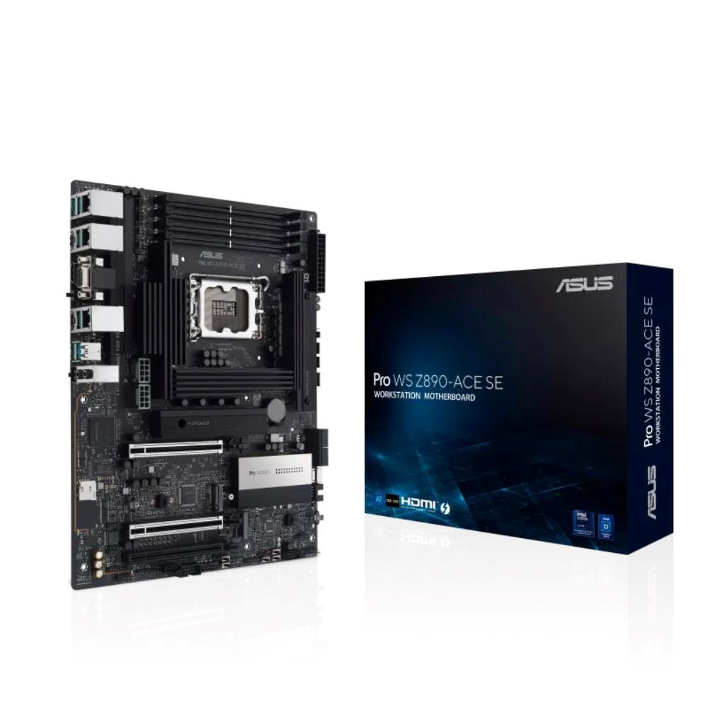 ASUS Pro WS Z890-ACE SE pagrindinė plokštė, LGA 1851 lizdas, Intel Z890, ATX, DDR5 aprašymas - Prekės nuotrauka
